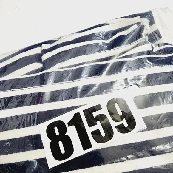 Talbots Ornament Printed Long sleeve Crewneck Tee Women's M Striped 8159P - Picture 6 of 6